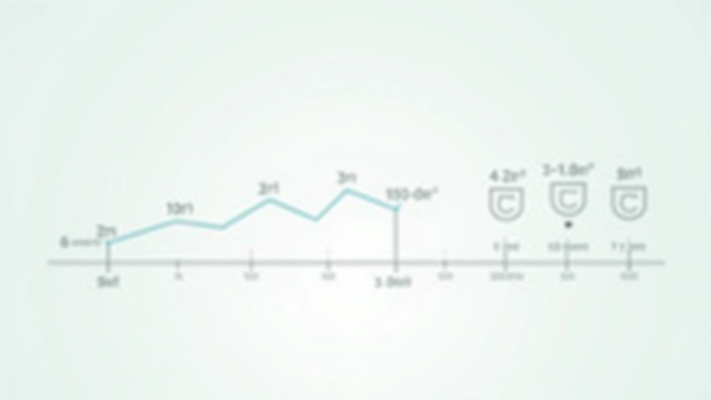 Gráfico conceptual de línea de tiempo financiera con objetivos corto y largo plazo marcados