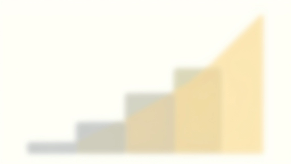 Diagrama de escalera financiera mostrando progresión de objetivos cortos a largo plazo